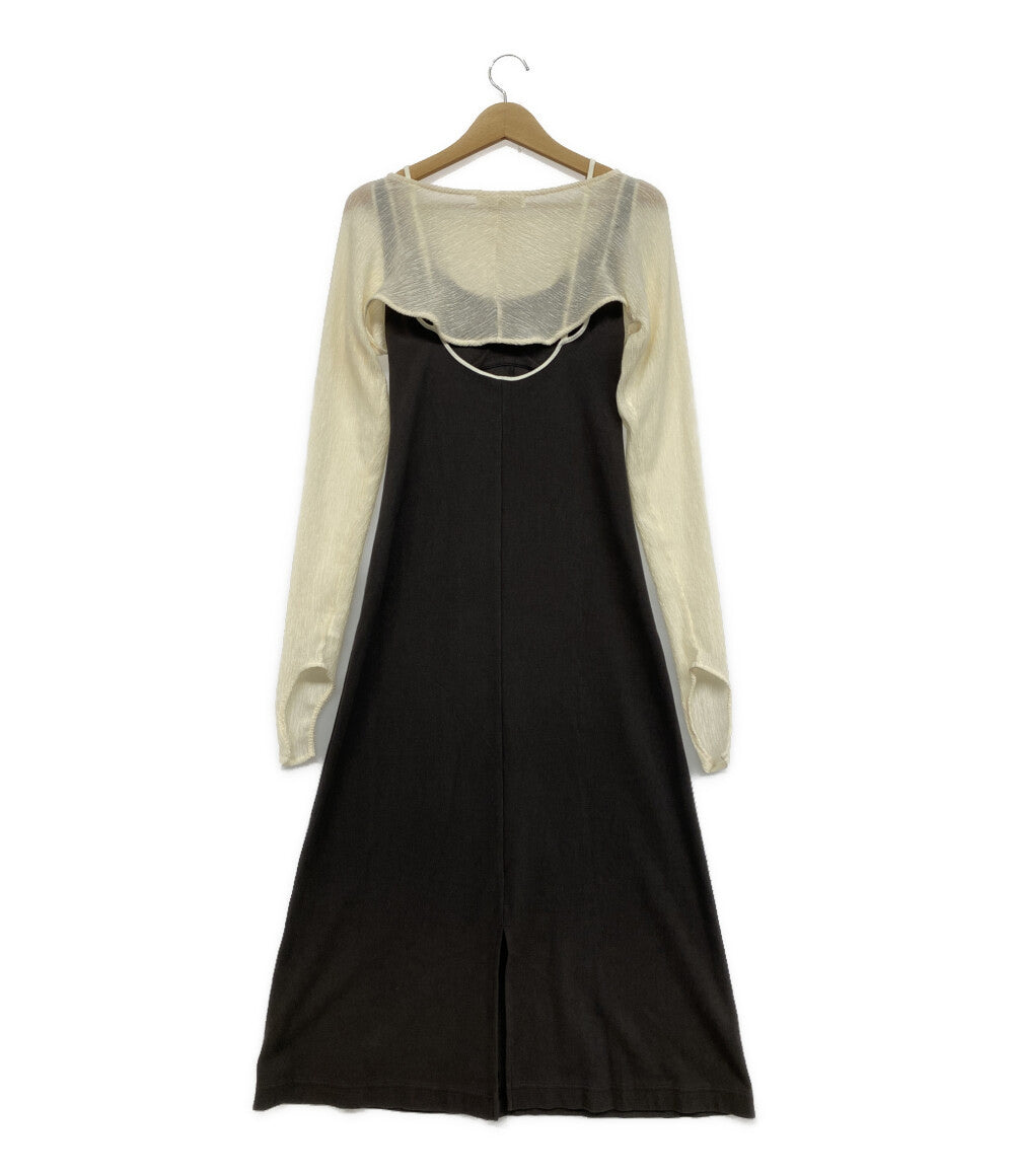 PUBLIC TOKYO パブリック トウキョウ レイヤーパーツセットワンピース キャミワンピ 162210008 レディース SIZE F