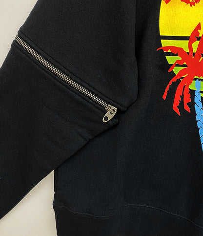 グッチ 美品 スウェットパーカー ブラック マルチカラー 700117 メンズ SIZE S GUCCI