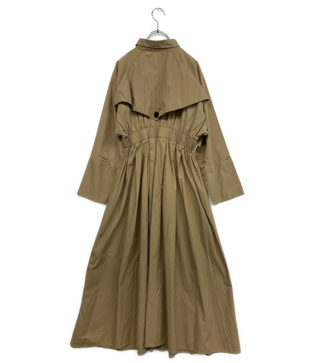 Machatt マチャット 長袖シャツワンピース ベージュ レディース SIZE -