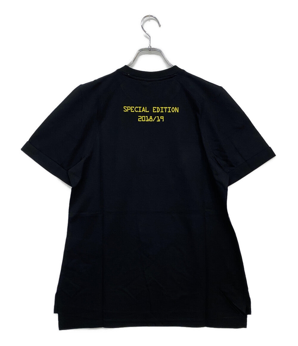 フェンディ 美品 フィラ 半袖Ｔシャツ ブラック COTTON JERS FS7074 メンズ SIZE S FENDI×FILA