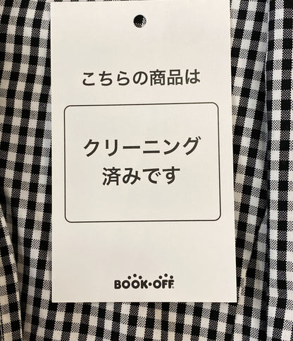 ミキオ サカベ 美品 ジェニーファックス 半袖ワンピース チェック JFSS20C021 レディース SIZE F MIKIOSAKABE JennyFax
