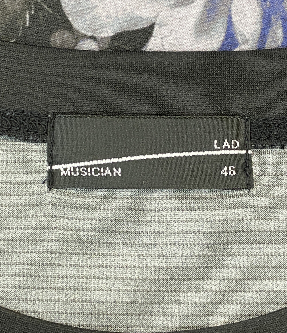 ラッドミュージシャン 美品 半袖Ｔシャツ OIL PAINTING FLOWER BIG T-SHIRT      メンズ SIZE 46  LAD MUSICIAN