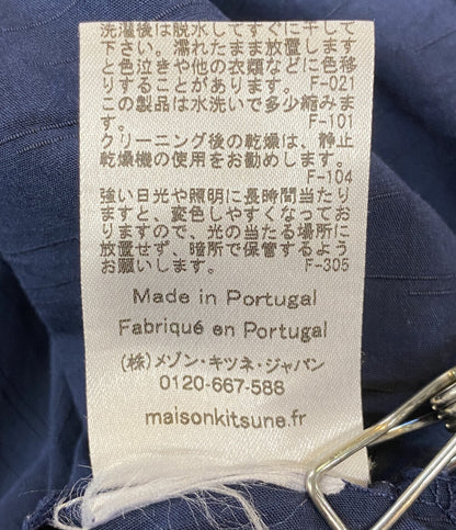 MAISON KITSUNE カットソー リボン ネイビー レディース SIZE 36 メゾンキツネ
