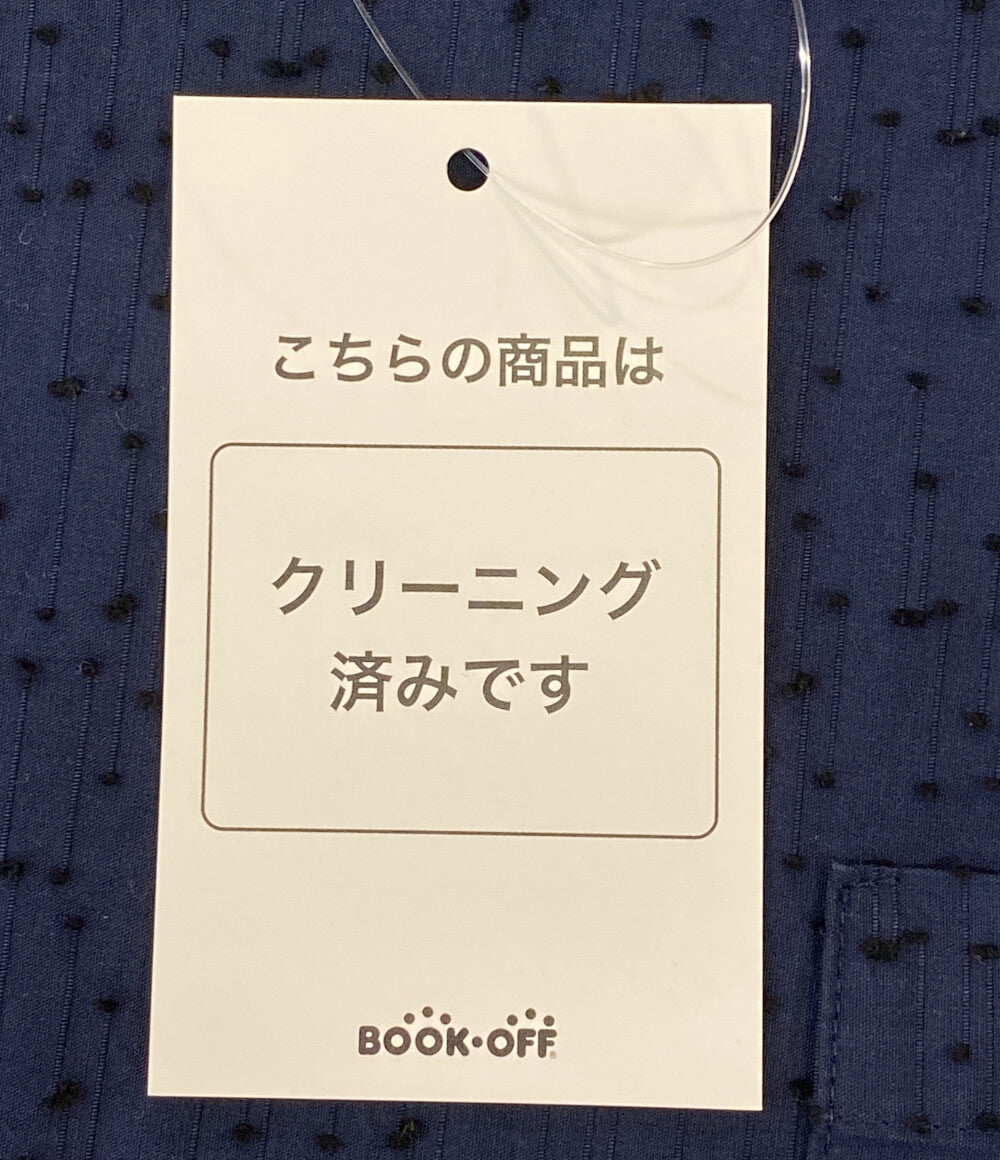MAISON KITSUNE カットソー リボン ネイビー レディース SIZE 36 メゾンキツネ