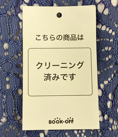 MSGM KIDS スカート ブルー レース サイドロゴ キッズ SIZE Tg.8 Annl エムエスジーエムキッズ
