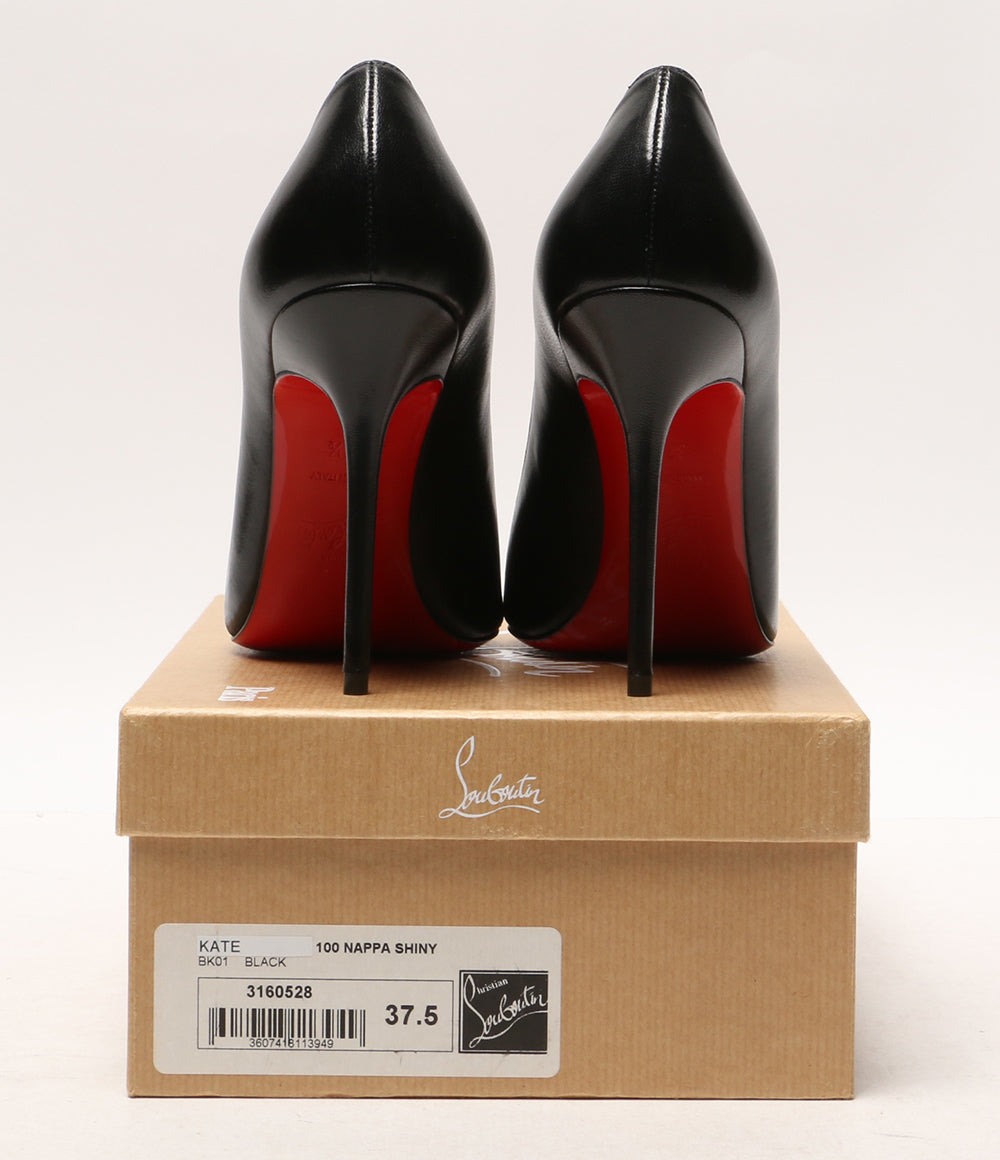 クリスチャンルブタン 美品 パンプス KATE100 NAPPA SHINY レディース SIZE 37 1/2 Christian Louboutin
