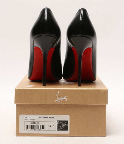 クリスチャンルブタン 美品 パンプス KATE100 NAPPA SHINY レディース SIZE 37 1/2 Christian Louboutin