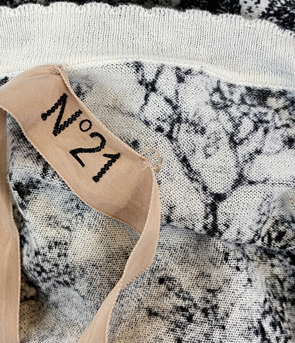 ヌメロ ヴェントゥーノ カットソー 総柄 24A-A005-9515 レディース SIZE 38 N°21