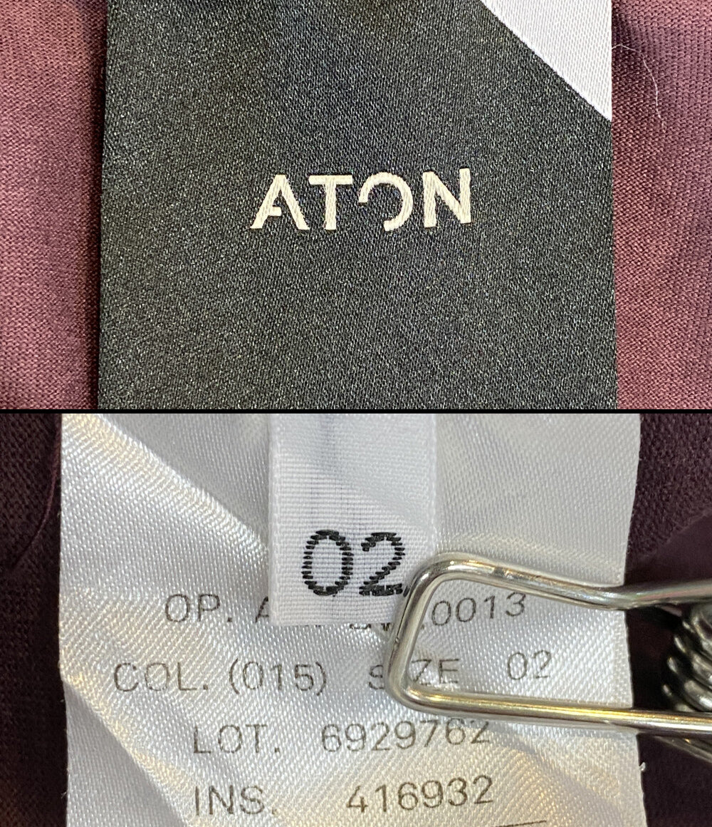 エイトン ノースリーブワンピース レディース SIZE 02 ATON