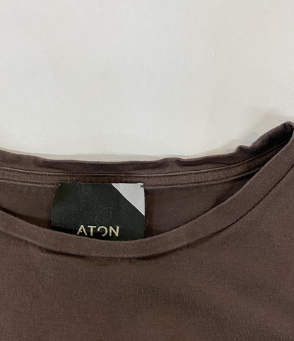 ATON 半袖ワンピース ブラウン レディース SIZE 01 エイトン