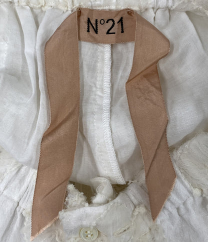 N°21 ショートパンツ 24A フラワー レース レディース SIZE 40 ヌメロ ヴェントゥーノ