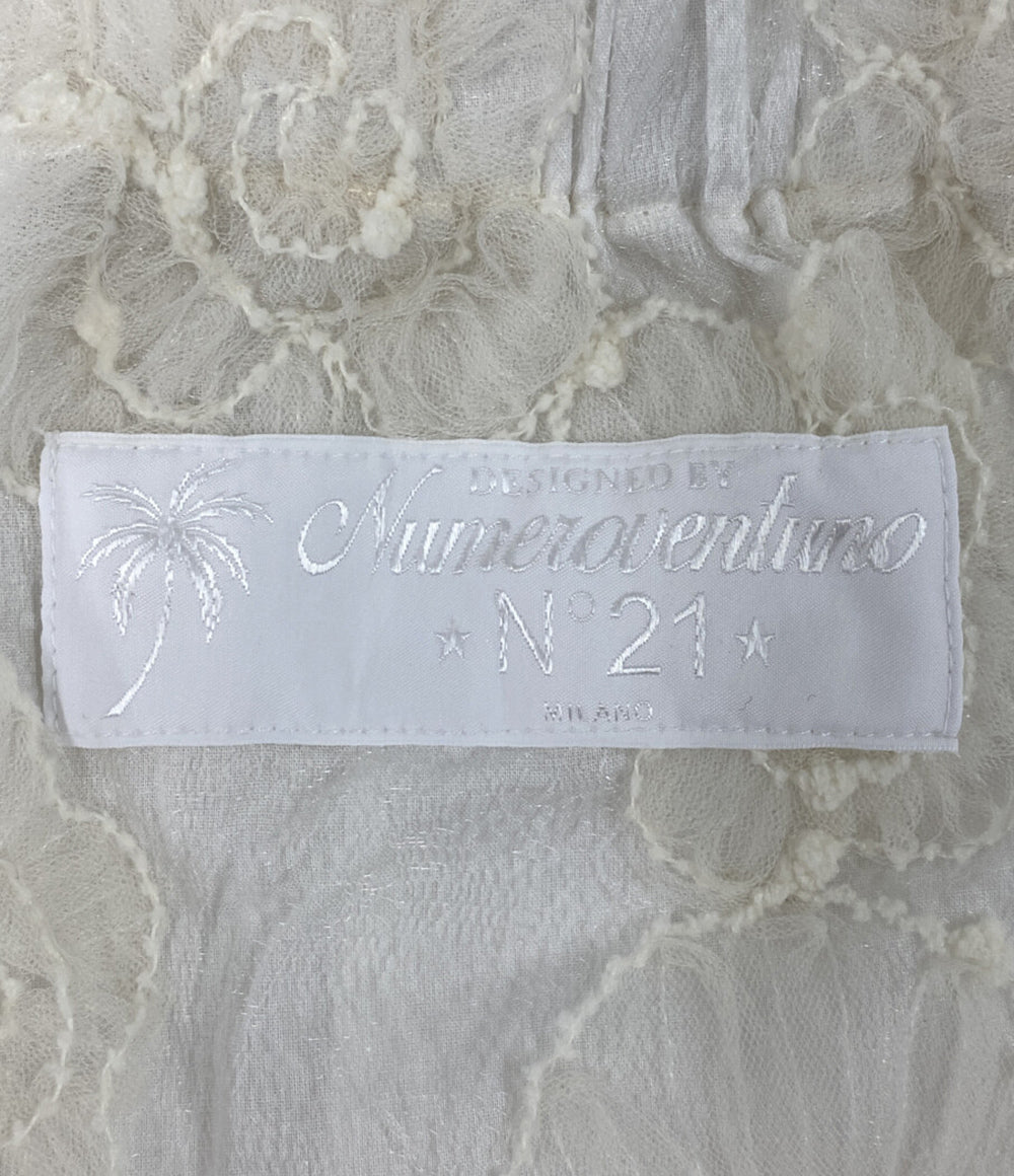 N°21 ショートパンツ 24A フラワー レース レディース SIZE 40 ヌメロ ヴェントゥーノ