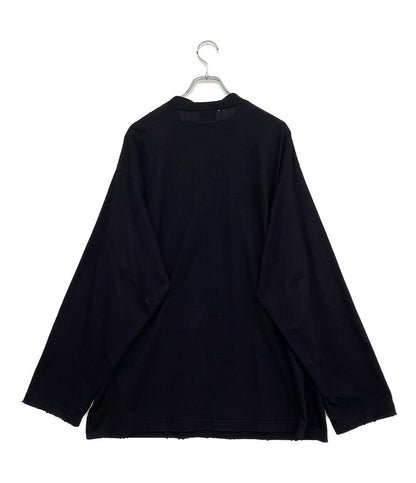 BALENCIAGA ダメージ加工ピアストレーナー ブラック メンズ SIZE L バレンシアガ