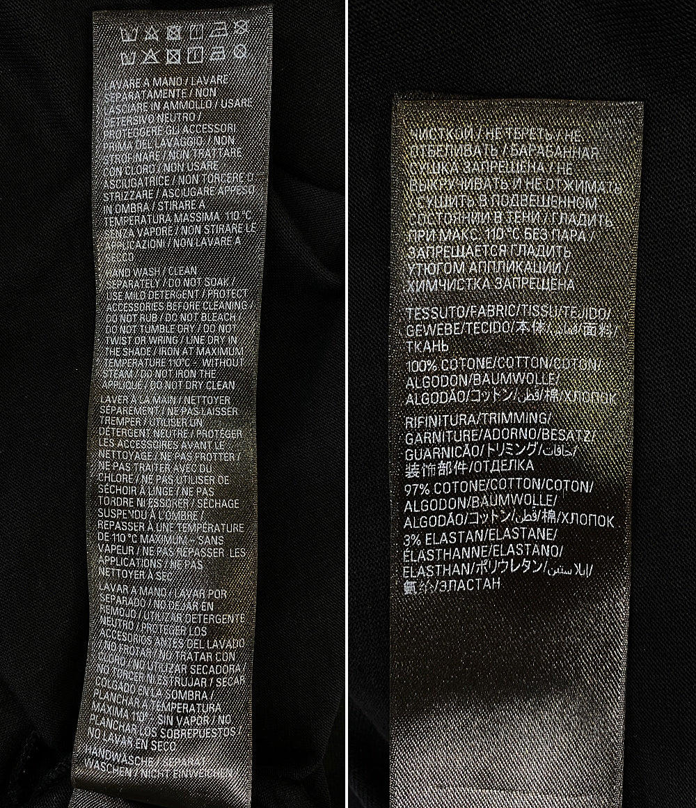 BALENCIAGA ダメージ加工ピアストレーナー ブラック メンズ SIZE L バレンシアガ