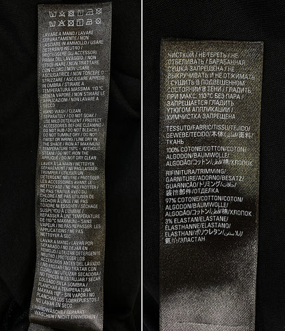 BALENCIAGA ダメージ加工ピアストレーナー ブラック メンズ SIZE L バレンシアガ