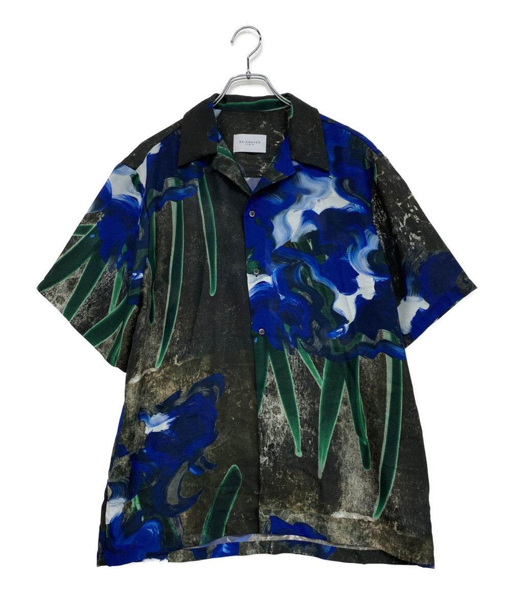 レインメーカー 半袖シャツ RM241-022 燕子花図 メンズ SIZE 5(48） RAIN MAKER