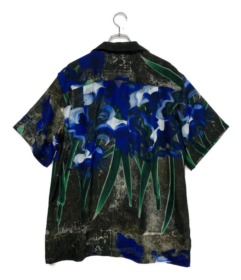 レインメーカー 半袖シャツ RM241-022 燕子花図 メンズ SIZE 5(48） RAIN MAKER