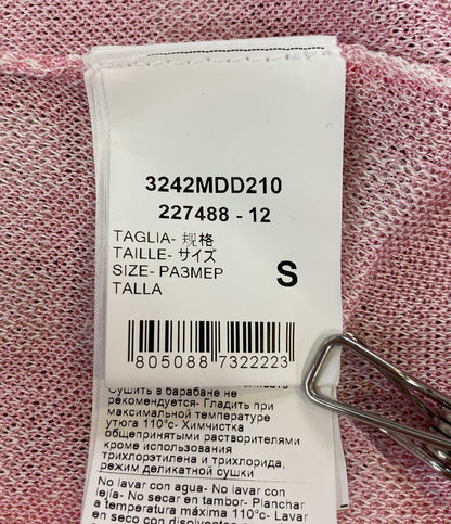 エムエスジーエム フロントボタンスカート ピンク ギンガムチェック レディース SIZE S MSGM