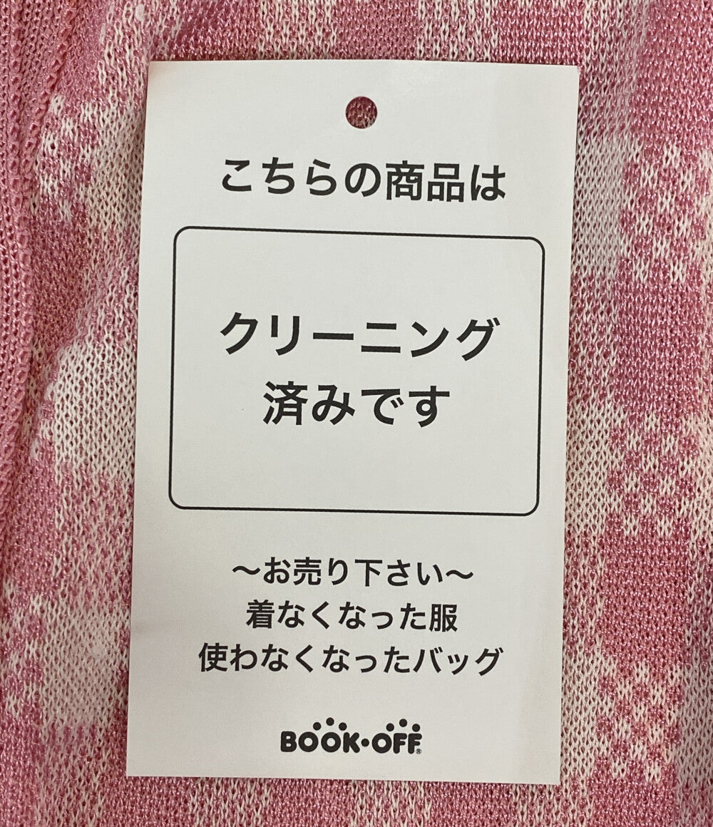 エムエスジーエム フロントボタンスカート ピンク ギンガムチェック レディース SIZE S MSGM