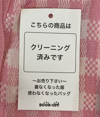 エムエスジーエム フロントボタンスカート ピンク ギンガムチェック レディース SIZE S MSGM