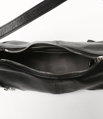 オソイ ハンドバッグ ブラック レザー      レディース   OSOI