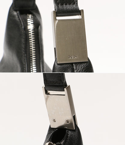 オソイ ハンドバッグ ブラック レザー      レディース   OSOI