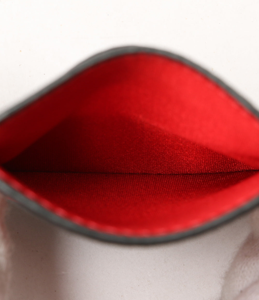 クリスチャンルブタン  カードケース レッド×ブラック      レディース   Christian Louboutin