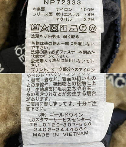 ザノースフェイス 美品 フリースジャケット リバーシブル NP72333 メンズ SIZE M THE NORTH FACE