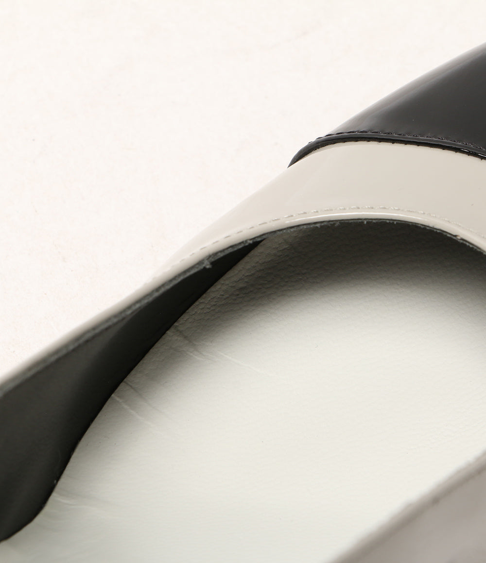 シャネル パンプス パテントレザーチャンキーヒール G45053 レディース SIZE 36C CHANEL