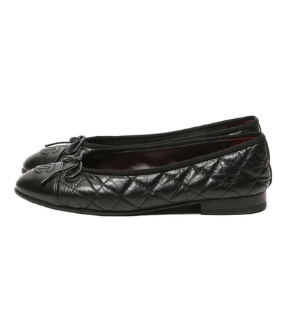 CHANEL パンプス バレリーナ エイジド カーフスキン G26250 レディース SIZE 36C シャネル