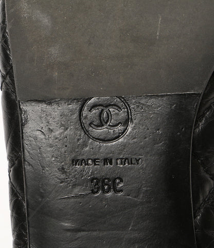 CHANEL パンプス バレリーナ エイジド カーフスキン G26250 レディース SIZE 36C シャネル