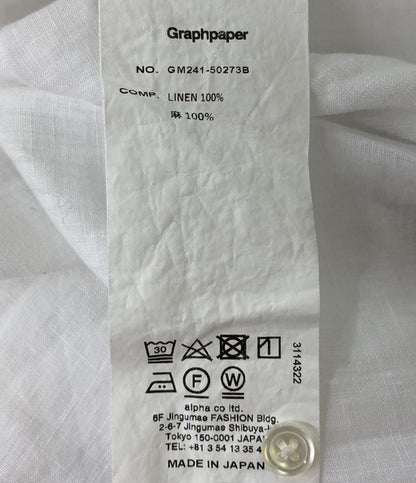 Graphpaper グラフペーパー 長袖シャツ Linen L S メンズ SIZE １