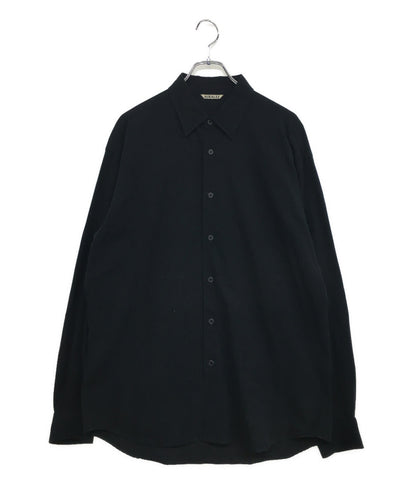 オーラリー 長袖シャツ HARD TWIST COTTON SILK VIYELLA SHIRT A24SS02KV メンズ SIZE 5 AURALEE