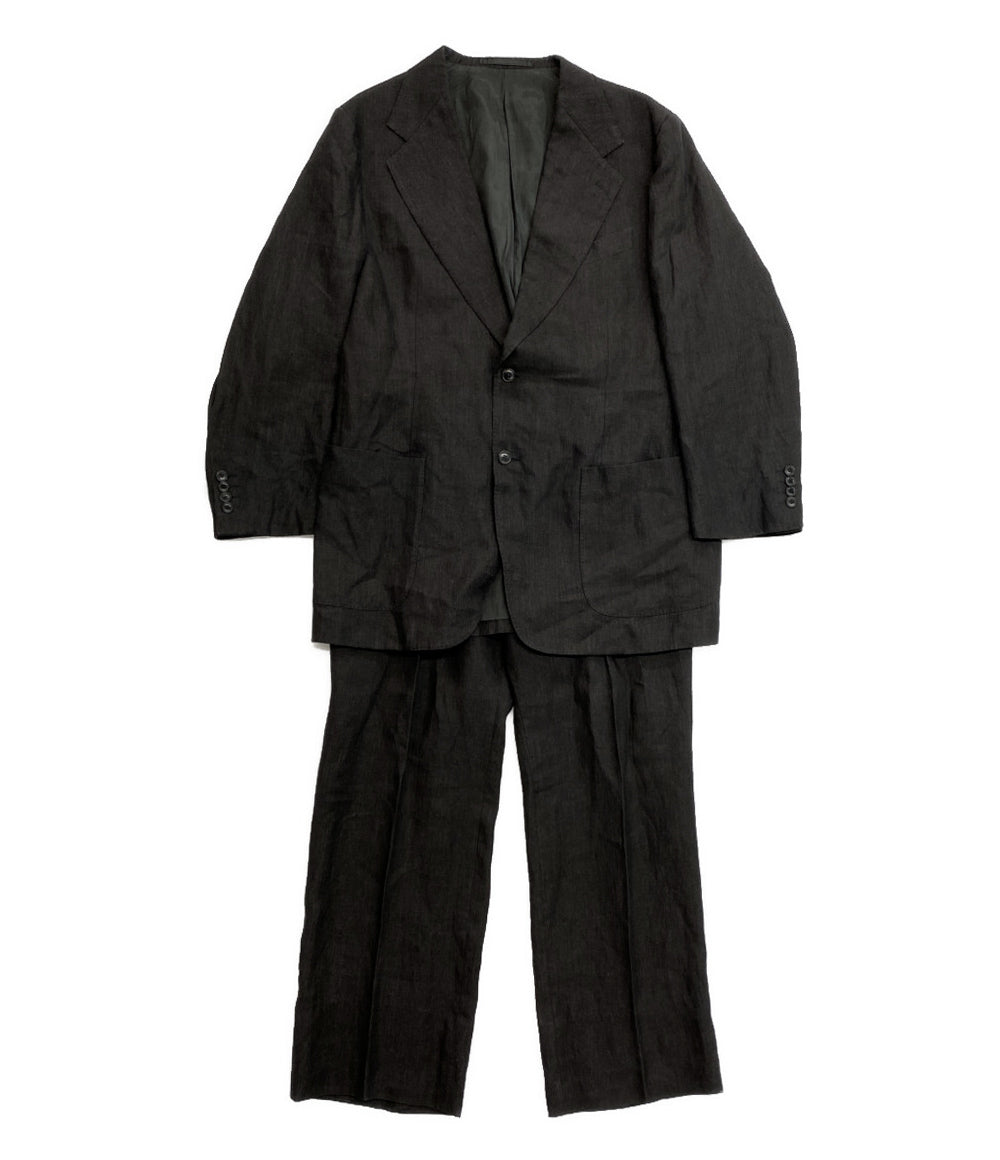 コモリ リネン スーツ セットアップ 24SS メンズ SIZE 4 COMOLI