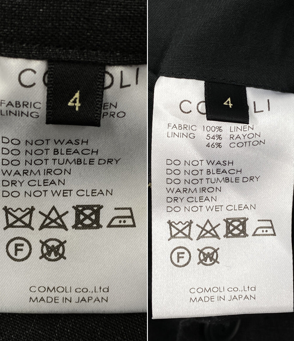 コモリ リネン スーツ セットアップ 24SS メンズ SIZE 4 COMOLI