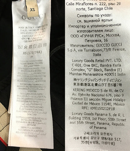 グッチ テクニカル トラックパンツ サイドラインロゴ 17AW メンズ SIZE XS GUCCI