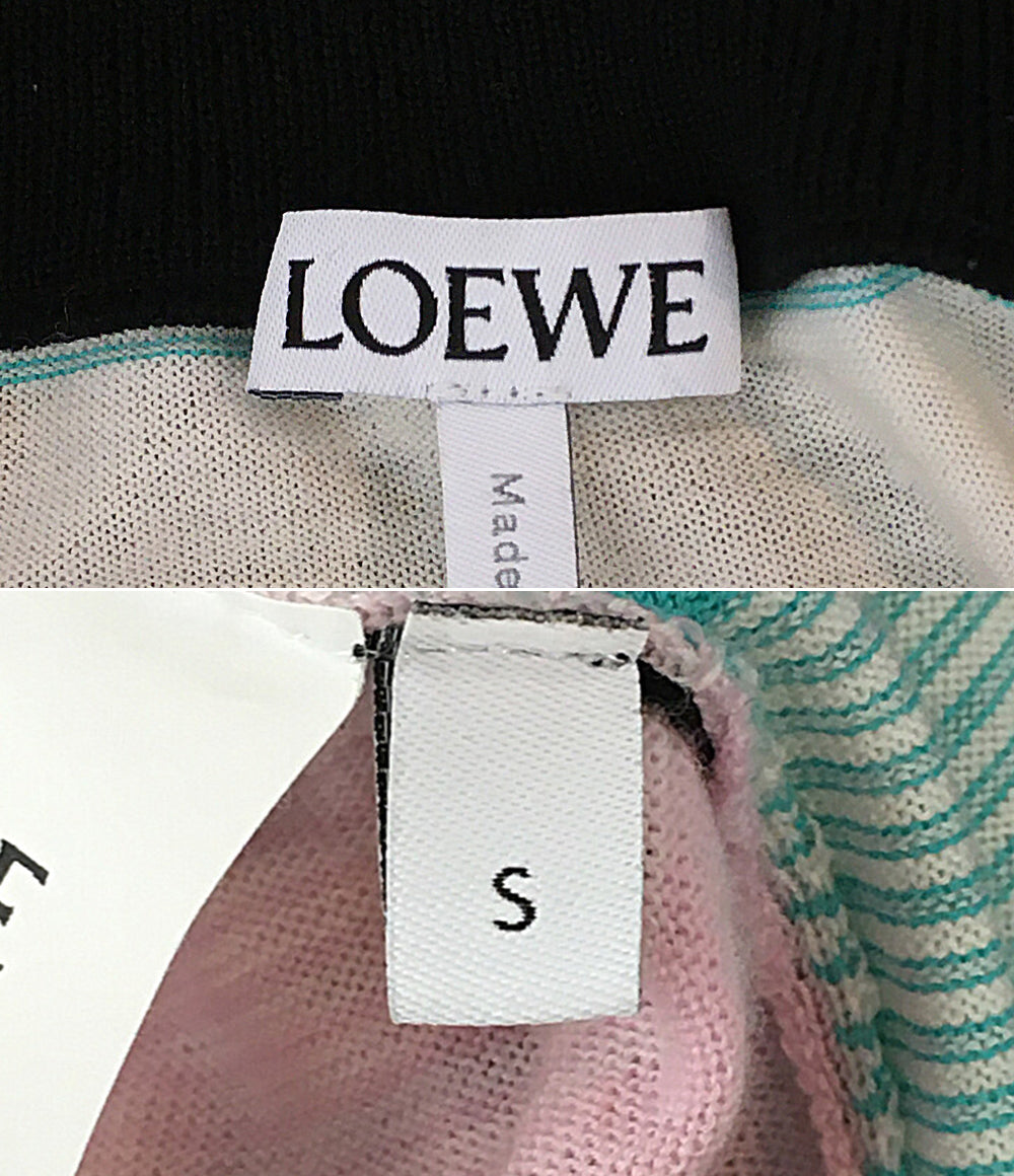 ロエベ ニット マルチカラー アナグラム H3109390CO メンズ SIZE S LOEWE