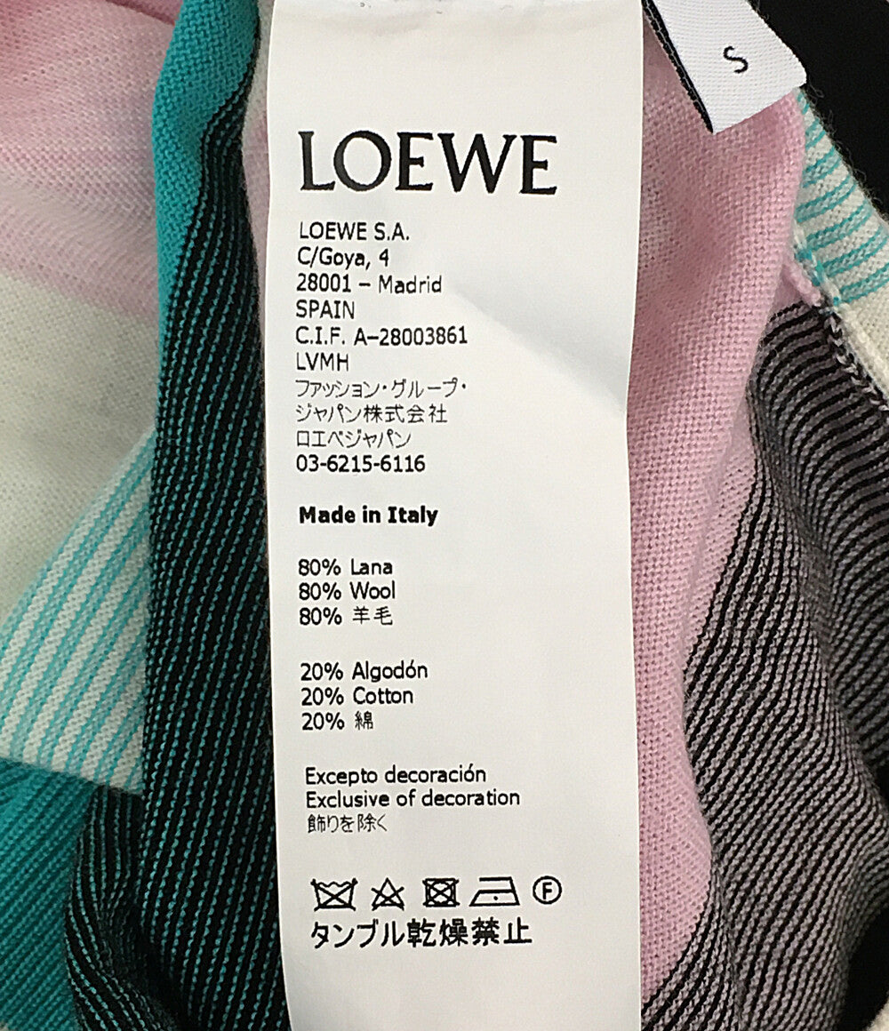 ロエベ ニット マルチカラー アナグラム H3109390CO メンズ SIZE S