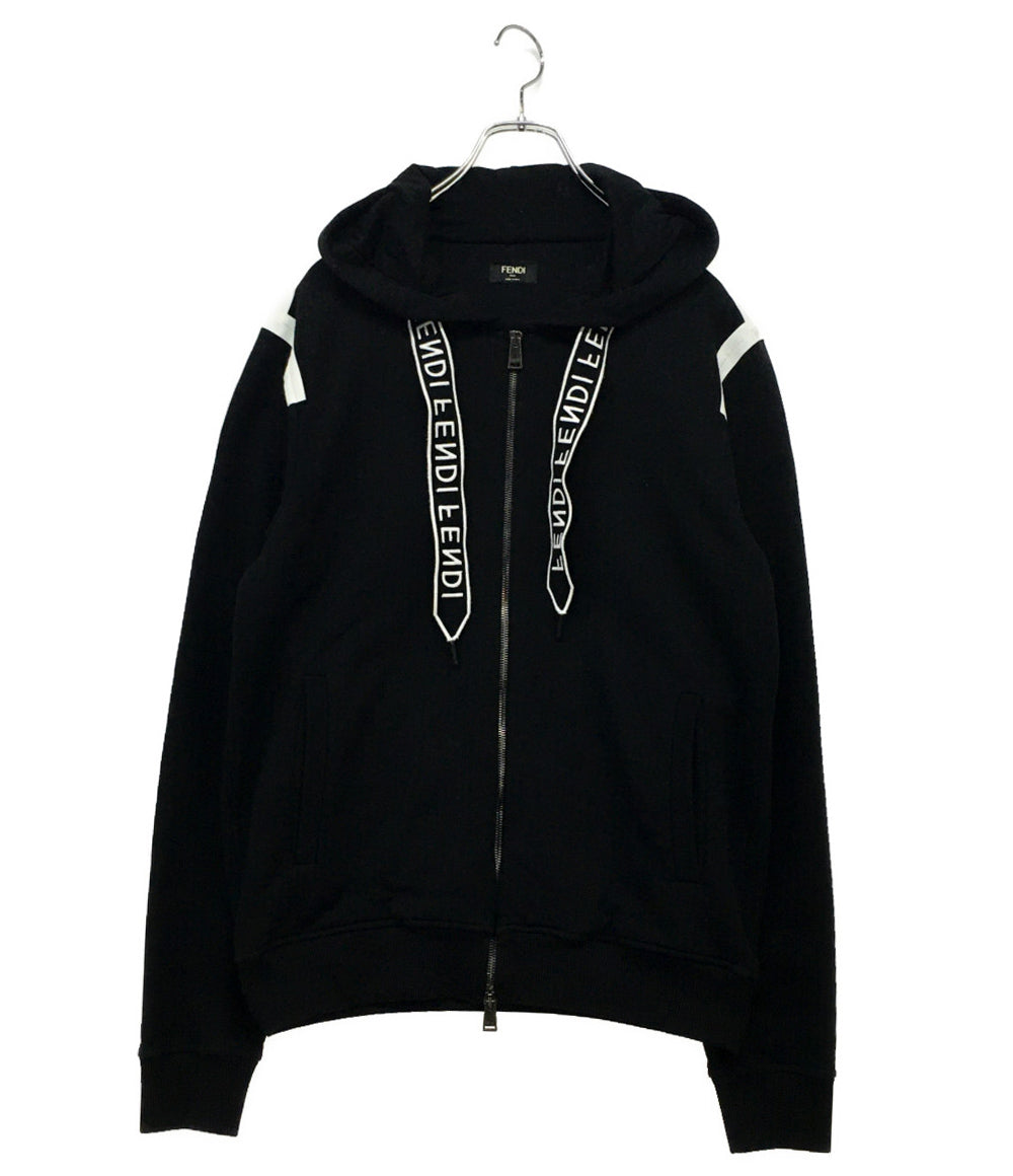 フェンディ スウェットパーカー ブラック FY0984 A2F2 レディース SIZE S FENDI