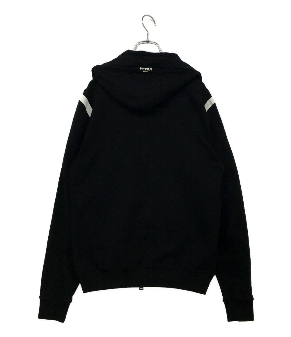 FENDI フード付き裏起毛スウェット12＋ブラック　美品 中古・古着通販】FENDI (フェンディ) ミンクファー サイドリボン