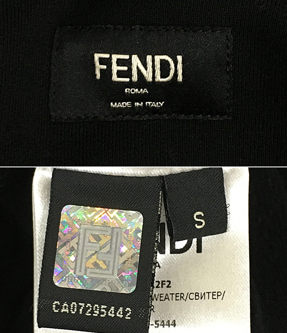フェンディ スウェットパーカー ブラック FY0984 A2F2 レディース SIZE S FENDI