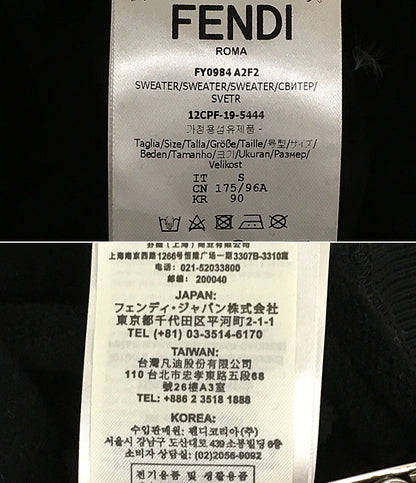 フェンディ スウェットパーカー ブラック FY0984 A2F2 レディース SIZE S FENDI