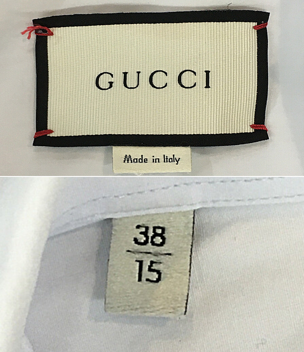 グッチ 長袖シャツ 襟刺繍 478144 メンズ SIZE 38 GUCCI – Rehello by