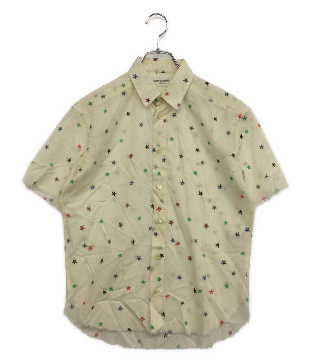 サンローラン 半袖シャツ スター 548969 Y395U メンズ SIZE 36 Saint Laurent