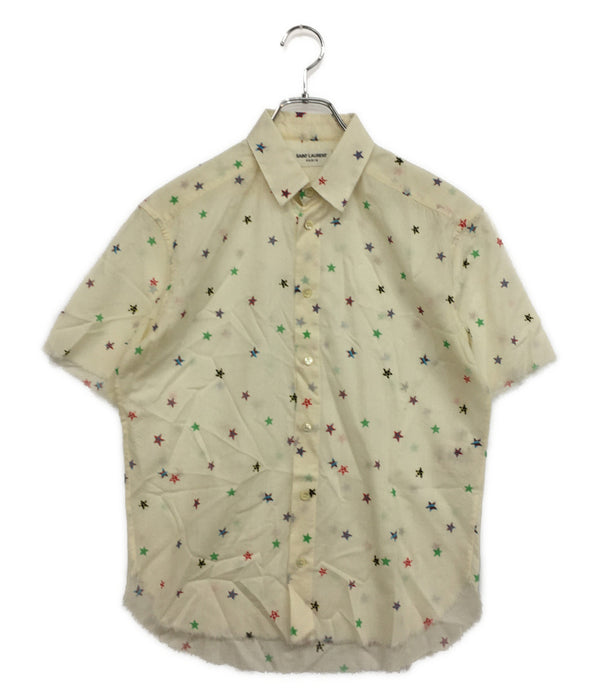サンローラン 半袖シャツ スター 548969 Y395U メンズ SIZE 36 Saint