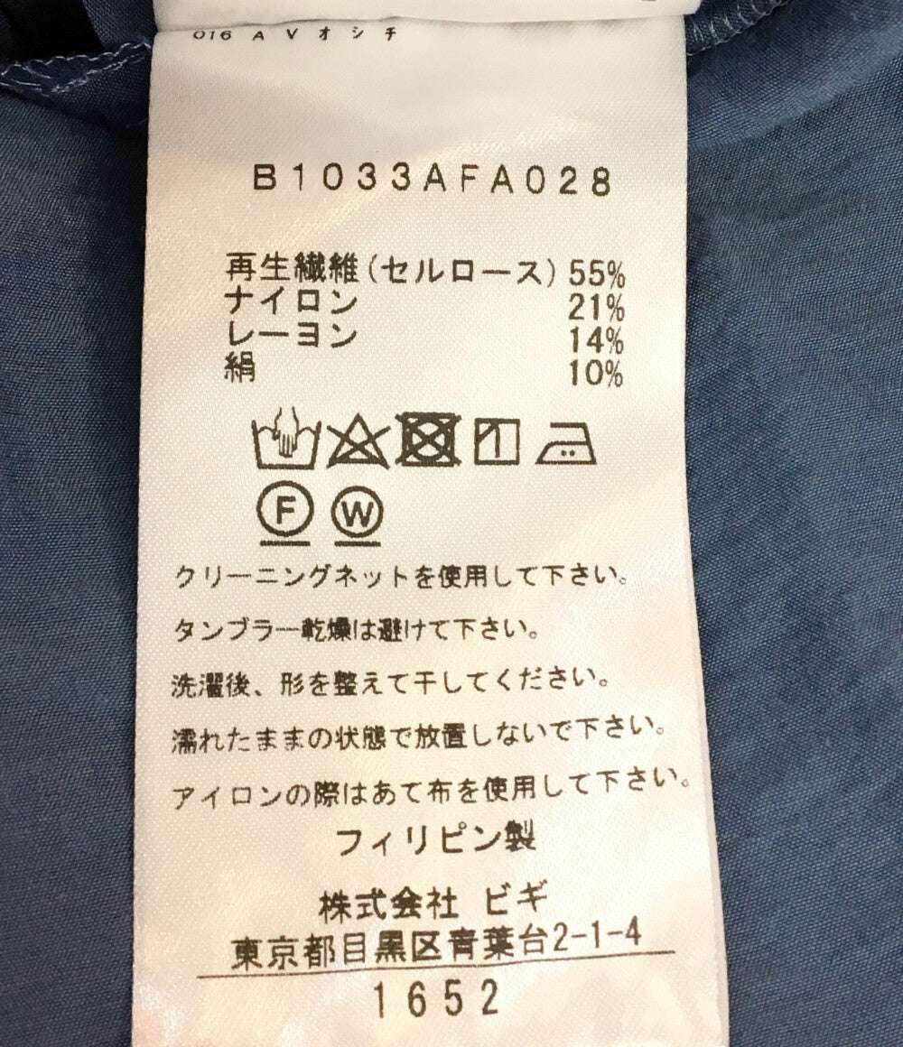 美品 プルミエ アロンディスモン 長袖ワンピース レディース SIZE 38 1er Arrondissement