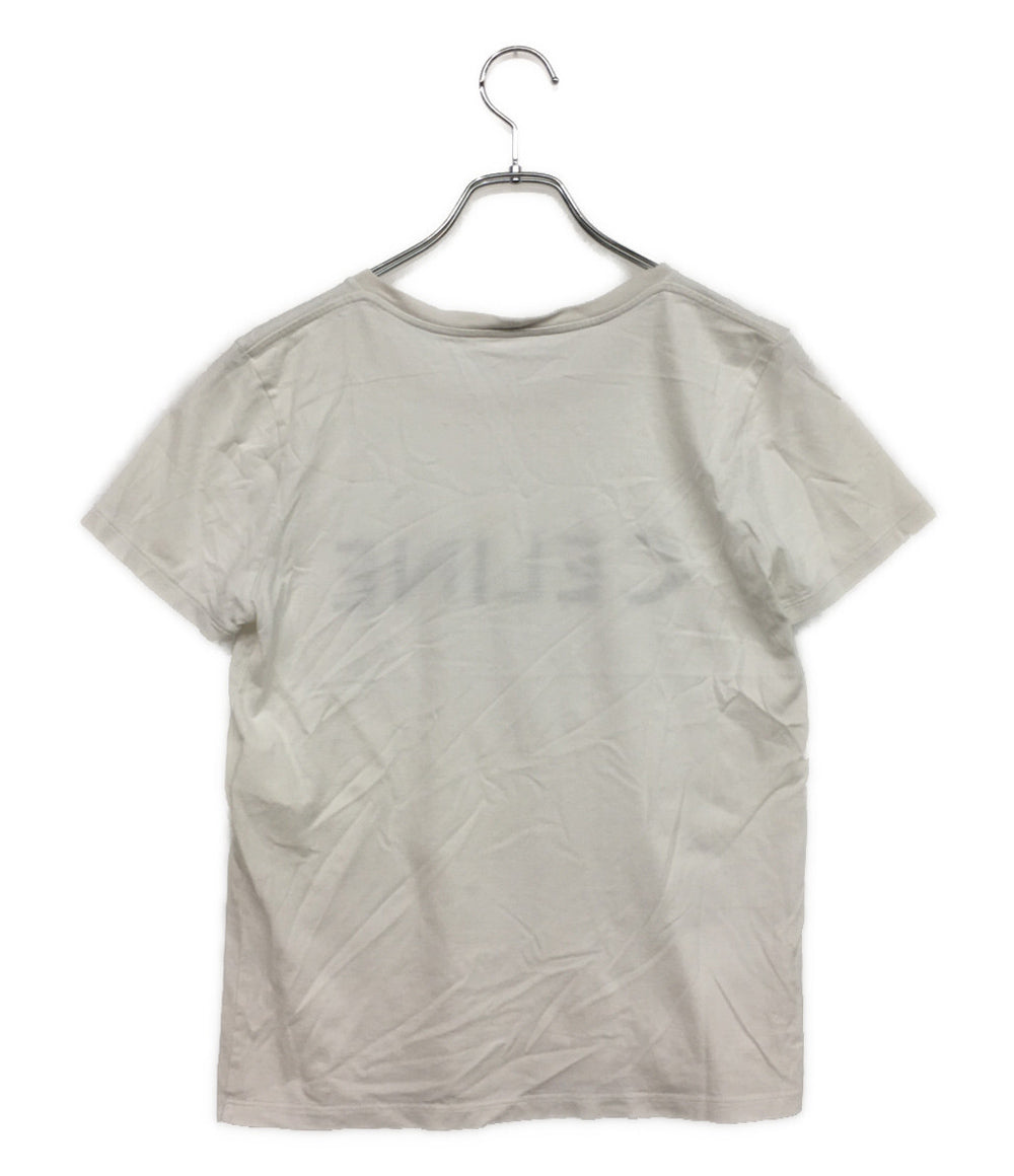 セリーヌ 半袖Ｔシャツ クラシックロゴプリントTシャツ レディース SIZE S CELINE