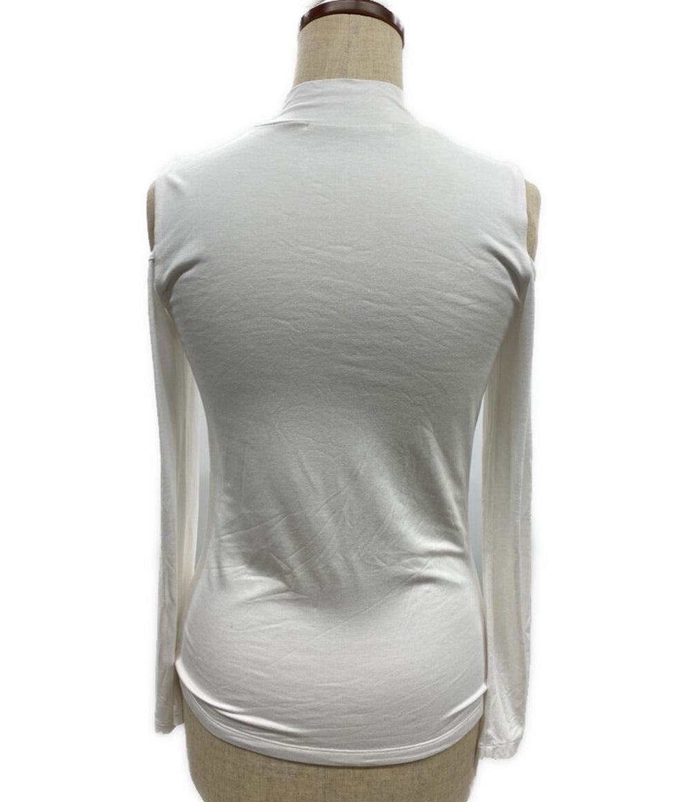 BORDERS at BALCONY ボーダーズ アット バルコニー カットソー カットアウト ハイネック BD2111-2B-72 レディース SIZE 36