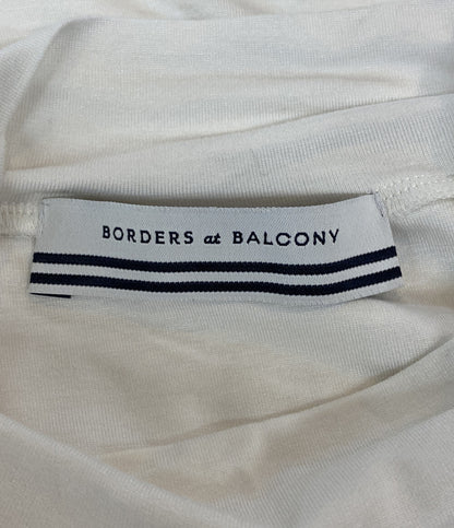 BORDERS at BALCONY ボーダーズ アット バルコニー カットソー カットアウト ハイネック BD2111-2B-72 レディース SIZE 36