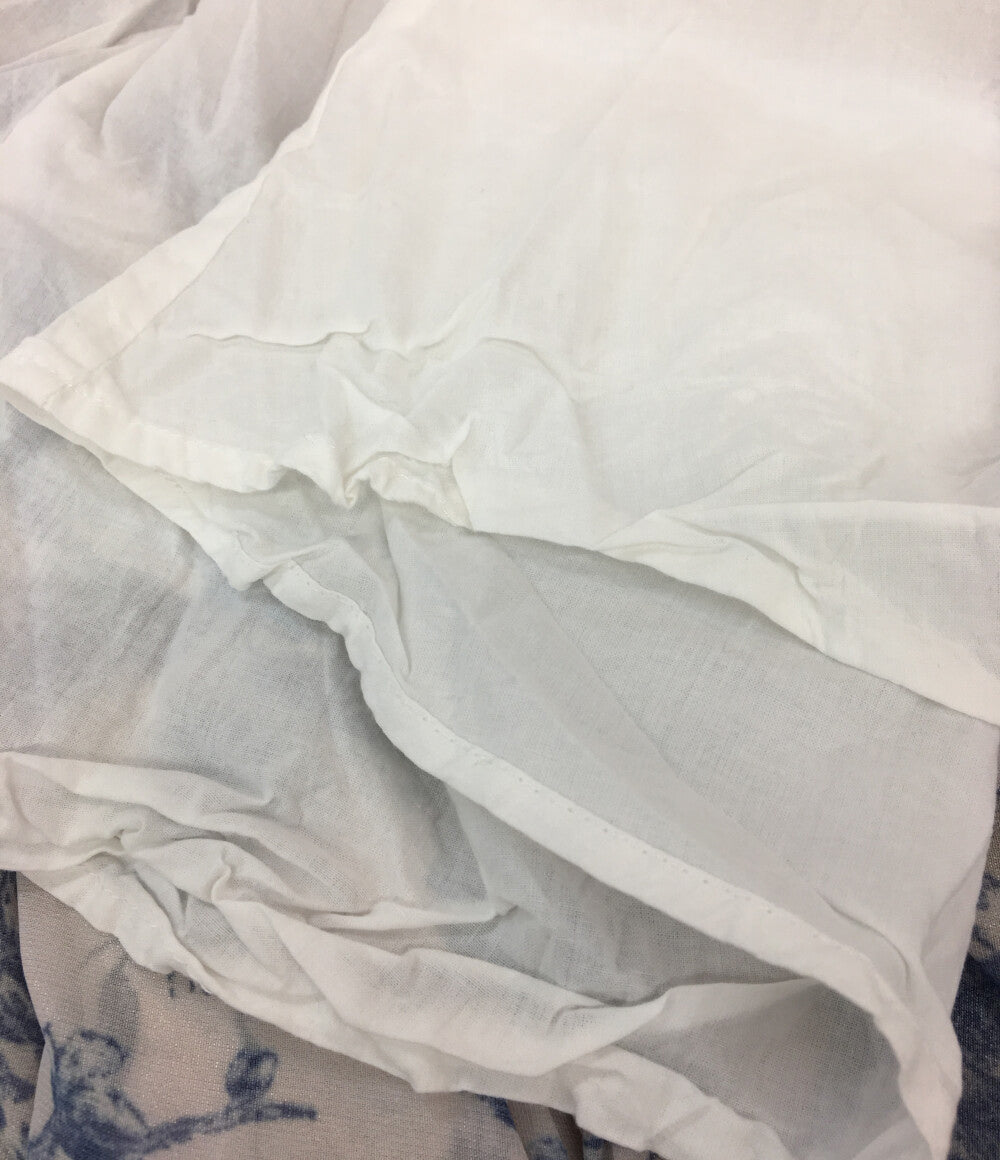 エステラケー ノースリーブワンピース ブルー フラワー総柄      レディース SIZE F  Estella k